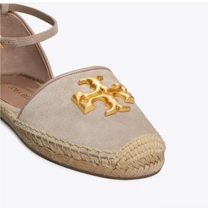 Tory Burch Eleanor Dorsay Espadrille Cerbiatto Size 8.5